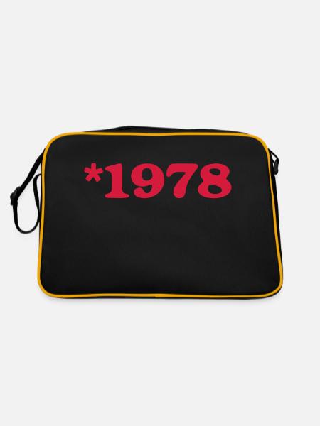 Birthday - born in 1978 * - Retro Bag - black/gold - Back
