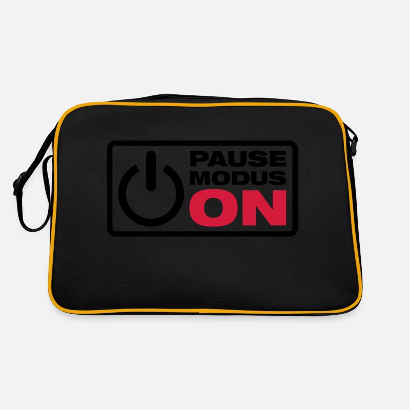Pause Modus ON Retro Tasche