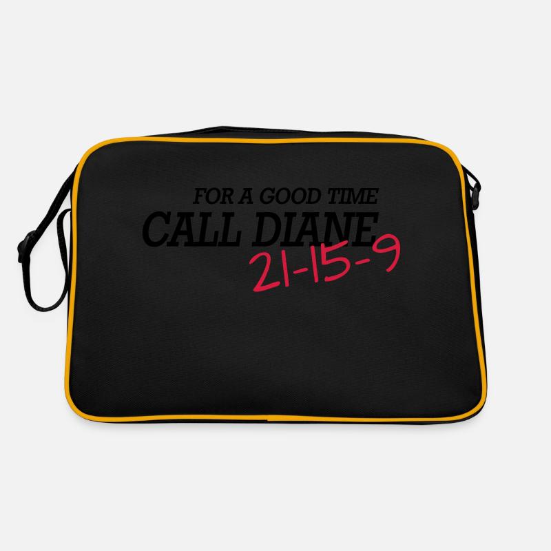 For a good time, call DIANE: Retro Tasche