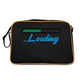 Loading - Retro Bag - black/gold - Back