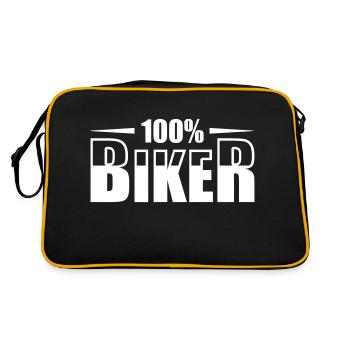 Motard Motard - Sac Retro - noir/or - Dos
