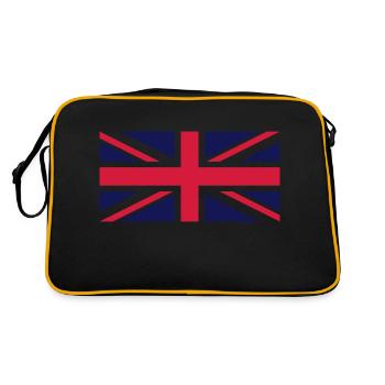 UNION JACK - Sac Retro - noir/or - Dos