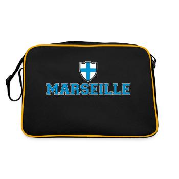 Marseille - Sac Retro - noir/or - Dos