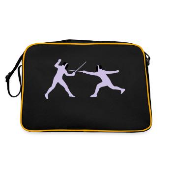fechter_2c - Retro Bag - black/gold - Back