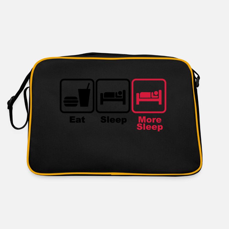 manger, dormir, plus 2c du sommeil Sac Retro