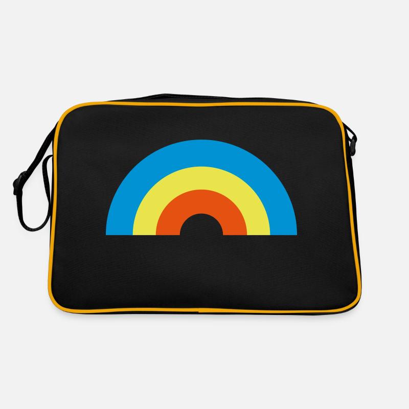 Regenbogen Retro Tasche