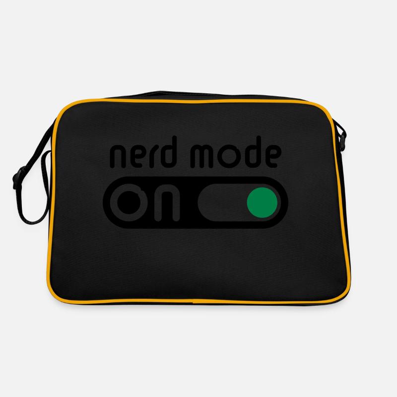 Nerd Mode On (Geek / Computerfreak) Retro Tasche