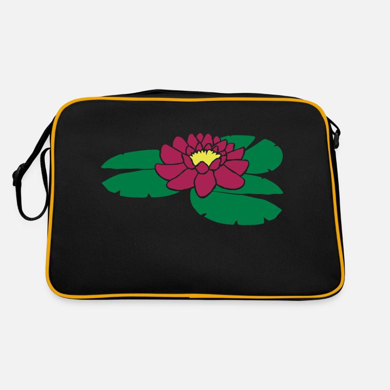Seerose Teich Blüte Retro Tasche