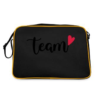 Team - Retro Bag - black/gold - Back