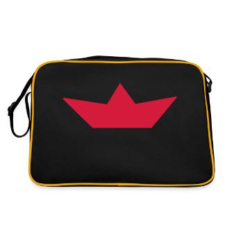 Red Crown - Retro Bag - black/gold - Back