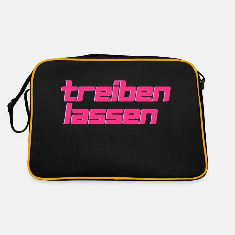 Treiben lassen Retro Tasche