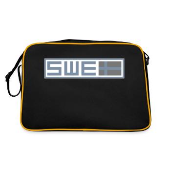 Swedish tactical - Retro Bag - black/gold - Back