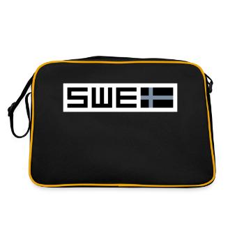 Swedish tactical - Retro Bag - black/gold - Back