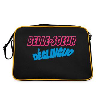 Belle Soeur déglinguo - Sac Retro - noir/or - Dos