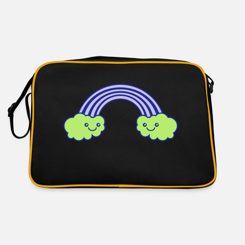 Regenbogen Retro Tasche