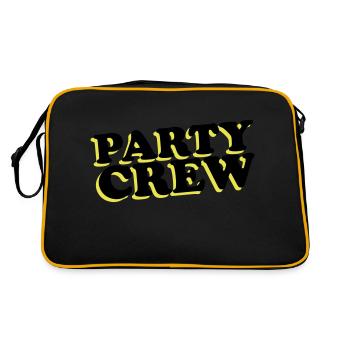 Party Crew - Retro Bag - black/gold - Back