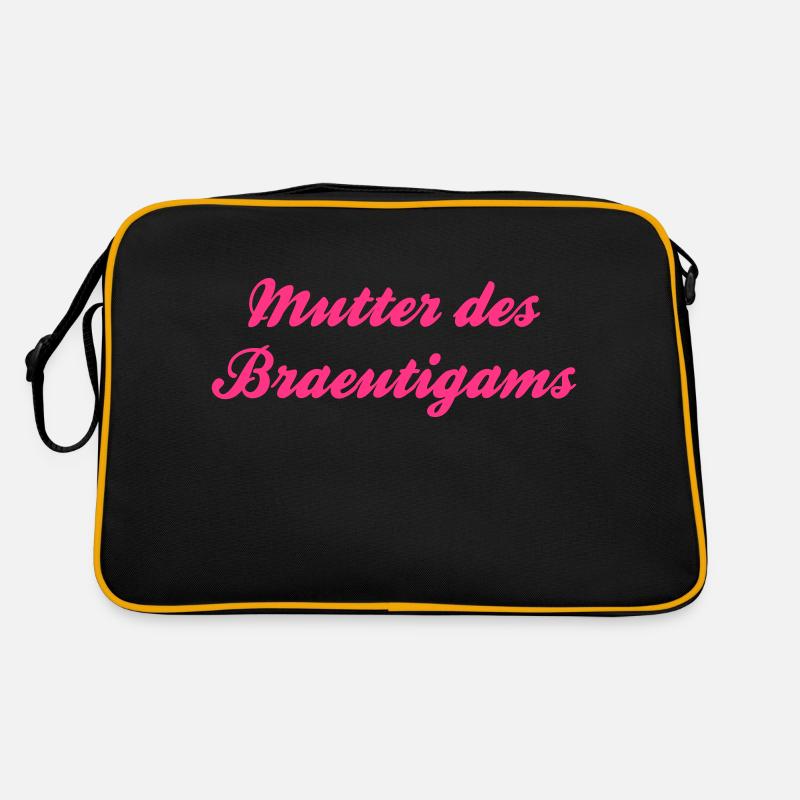 Mutter des Bräutigams by Shirtchef Retro Tasche
