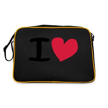 J’aime - Sac Retro - noir/or - Dos