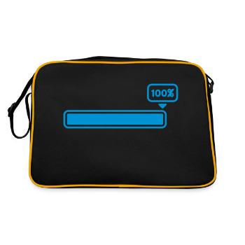 100 % - Sac Retro - noir/or - Dos