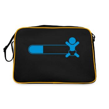 Baby Loading - Retro Bag - black/gold - Back