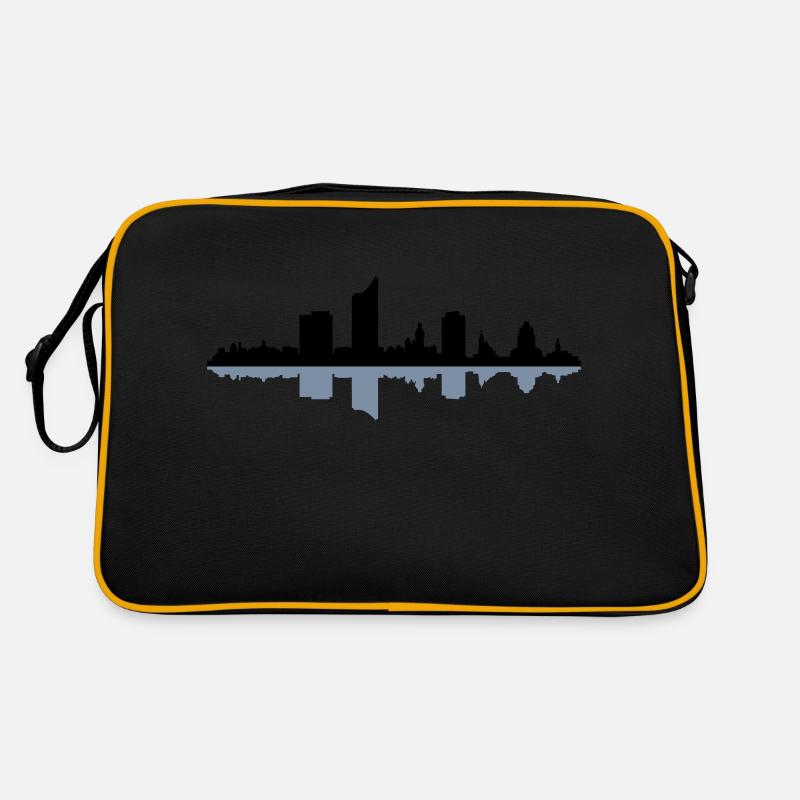 Skyline Leipzig Retro Tasche