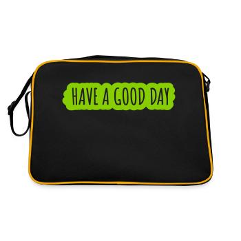 Bonne journée - Sac Retro - noir/or - Dos