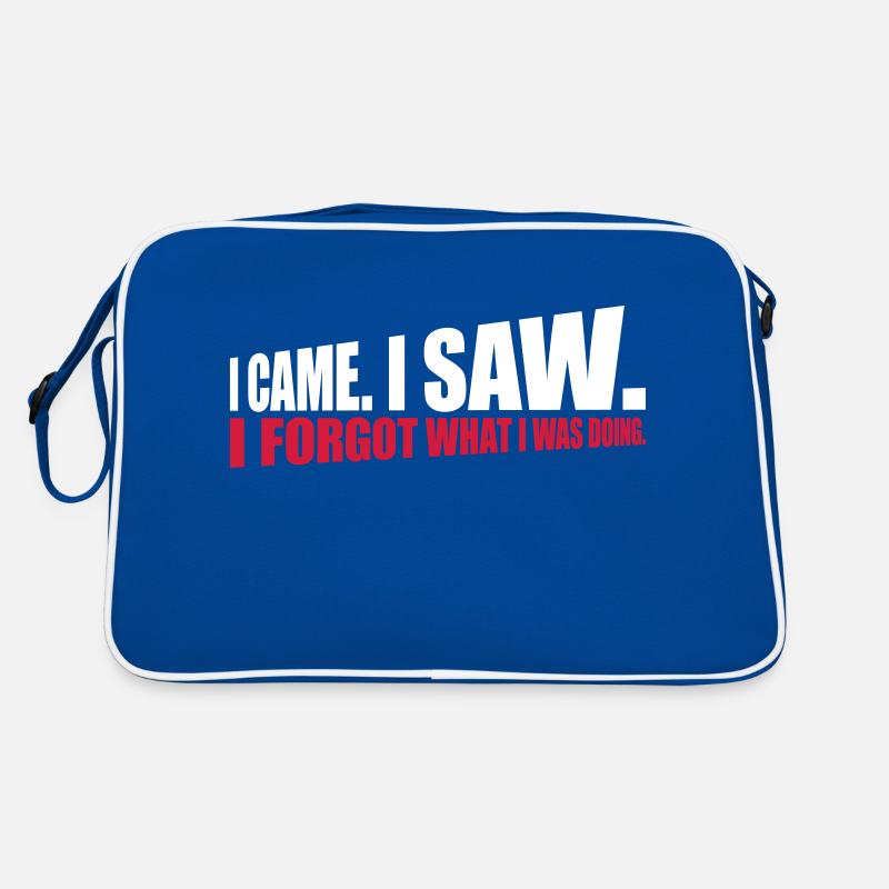 I came saw forget Retro Tasche