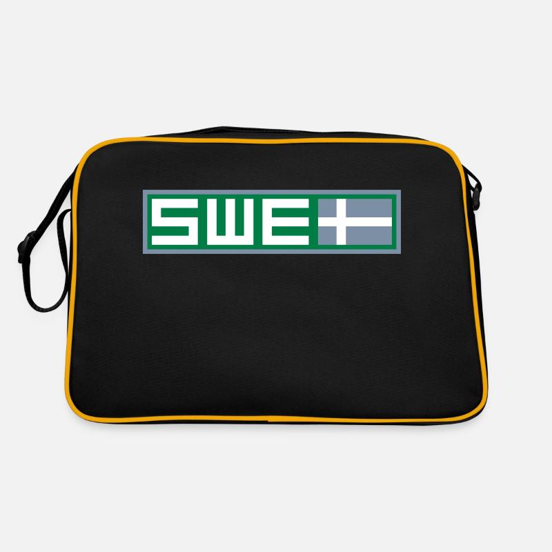 Drapeau tactique de la Suède Sac Retro