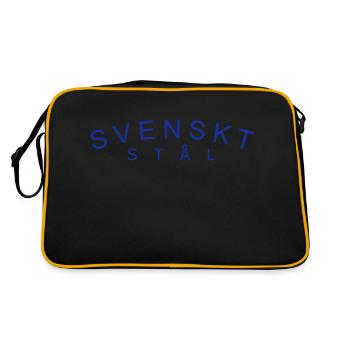 Swedish steel - Retro Bag - black/gold - Back