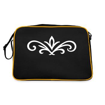 Ornament Icon - Retro Bag - black/gold - Back
