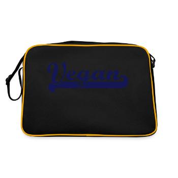 Vegan - Sac Retro - noir/or - Dos