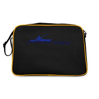 Wanderkajak - Retro Tasche - Schwarz/Gold - Hinten