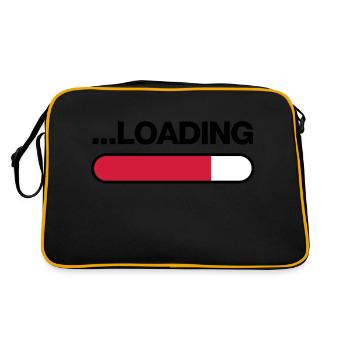 loading - Retro Tasche - Schwarz/Gold - Hinten