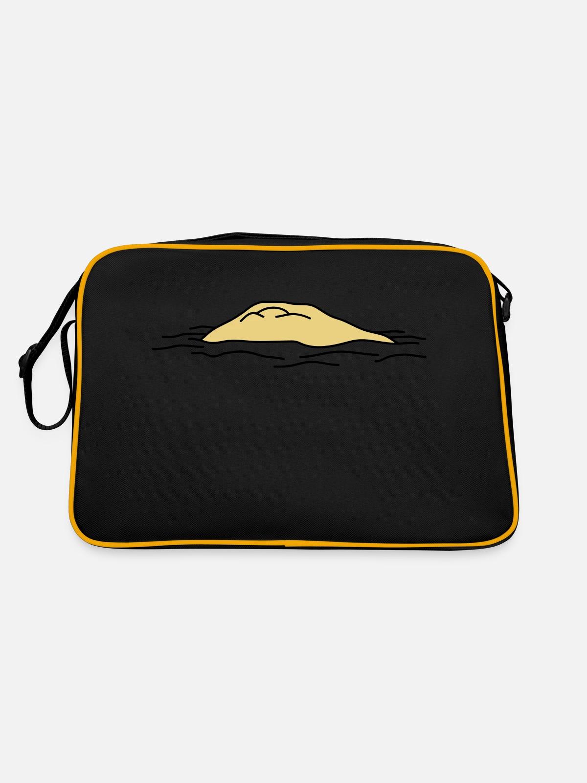 Island - Retro Bag - black/gold - Back