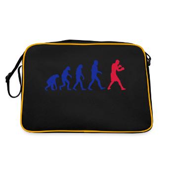 Boxing Evolution logo - Sac Retro - noir/or - Dos