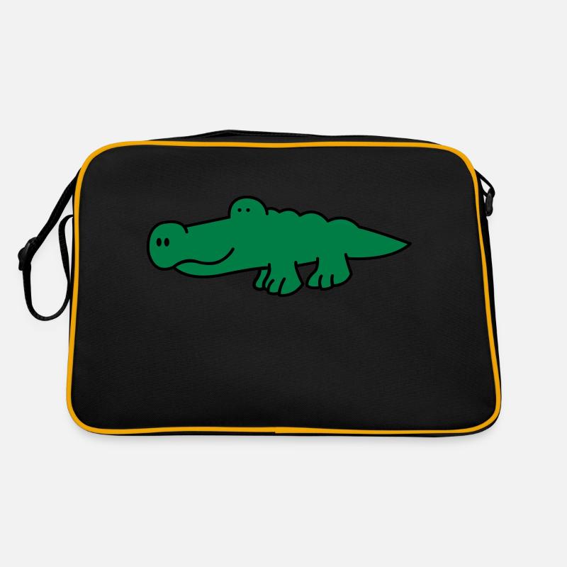 krokodil_02 Retro Tasche
