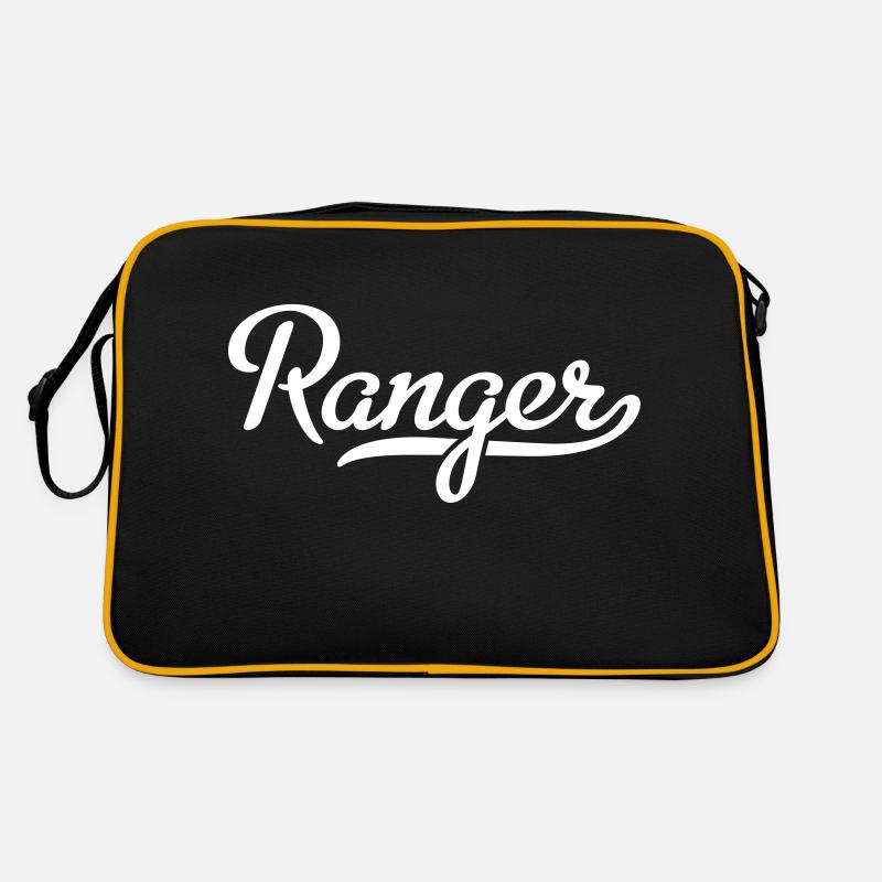 Ranger - Retro Tasche - Schwarz/Gold
