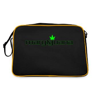 Marijuana - Retro Bag - black/gold - Back