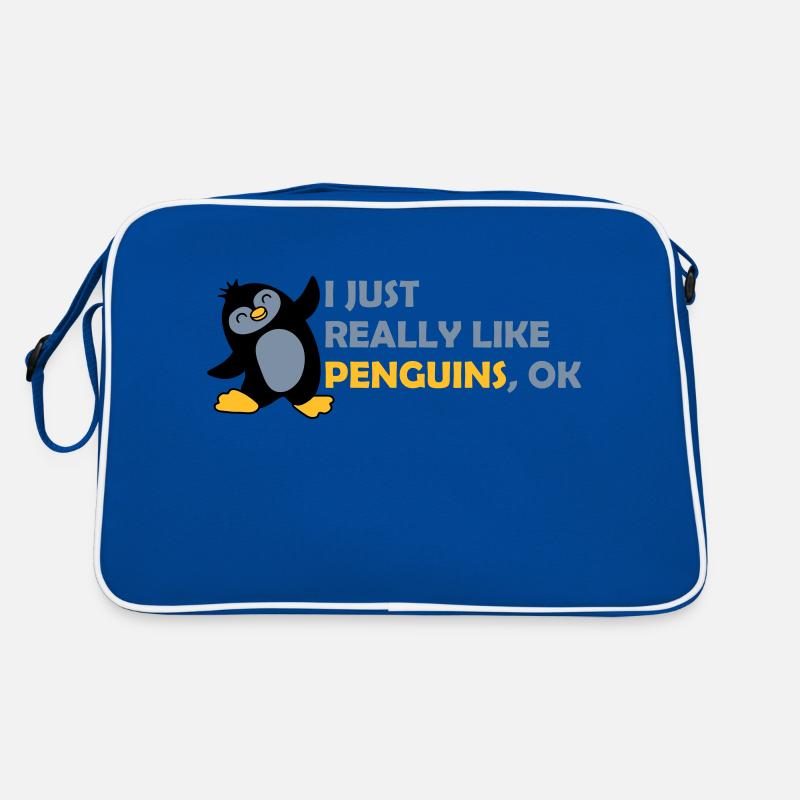 I just like penguins Retro Bag