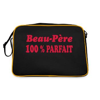 PERFECT stepfather - Retro Bag - black/gold - Back