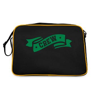 Équipage - Sac Retro - noir/or - Dos