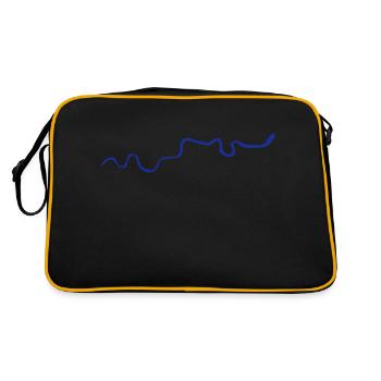 lundun river blue - Retro Bag - black/gold - Back