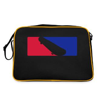 Planche à roulettes - Sac Retro - noir/or - Dos