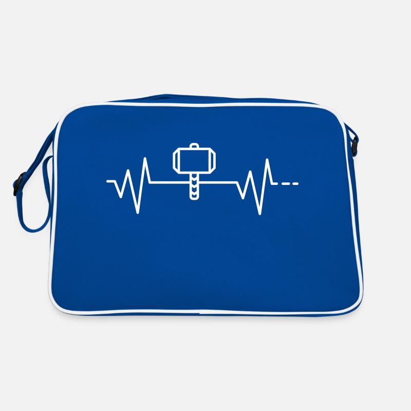 Heartbeat Thor Hammer Mjölnir Avenger super-héros Sac Retro