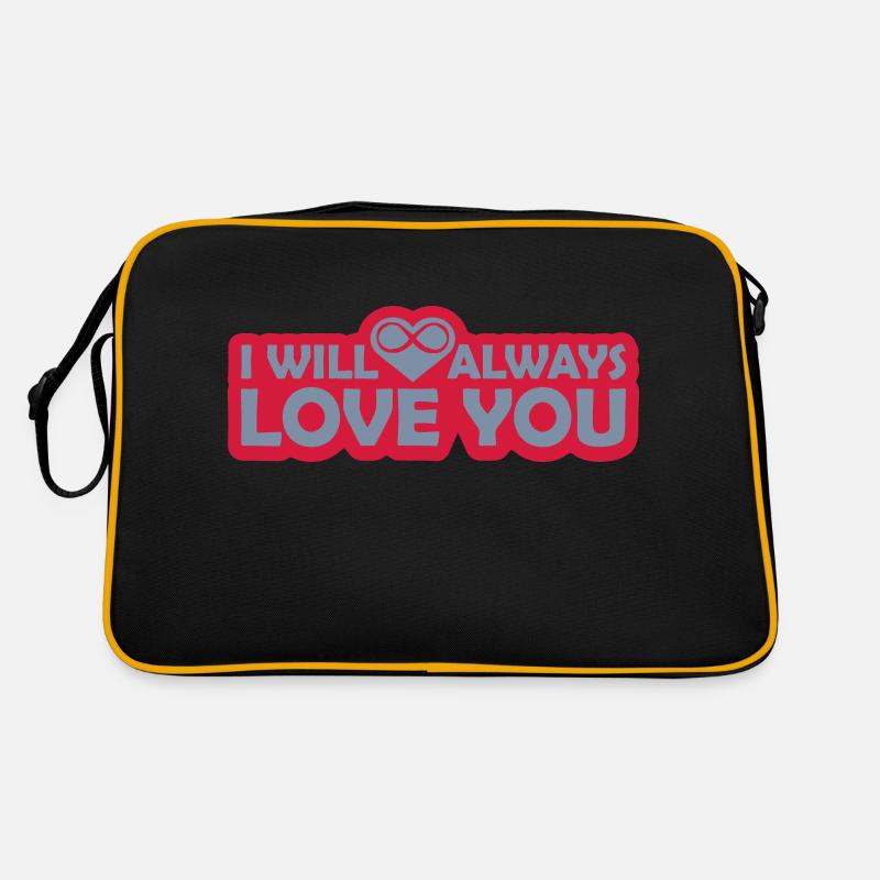 I will always love Retro Tasche
