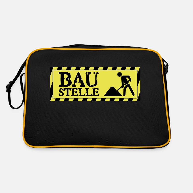 Baustelle Retro Tasche