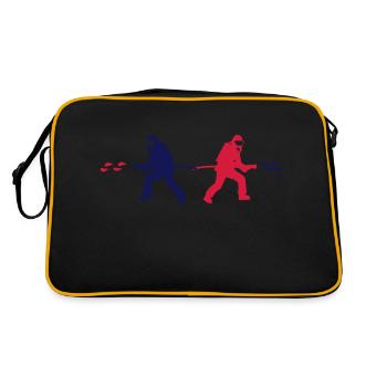 Fire brigade - Retro Bag - black/gold - Back
