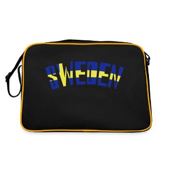 Sweden - Retro Bag - black/gold - Back