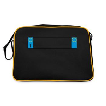 license plate Italy_g1 - Retro Bag - black/gold - Back