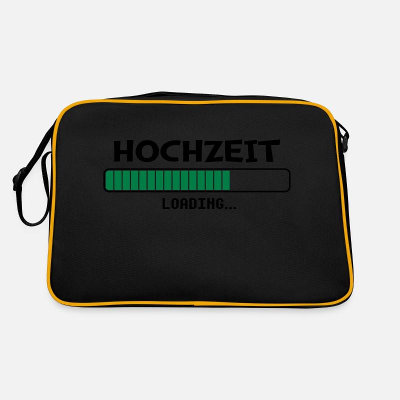 Hochzeit loading... Retro Tasche